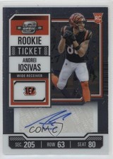 2023 Panini Contenders Optic Rookie Ticket Auto Andrei Iosivas #144 Auto 0g6d