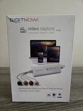 DigitNow! Analog Video Capture Converter BR119-US-S - RCA TO USB 2.0. Open Box.