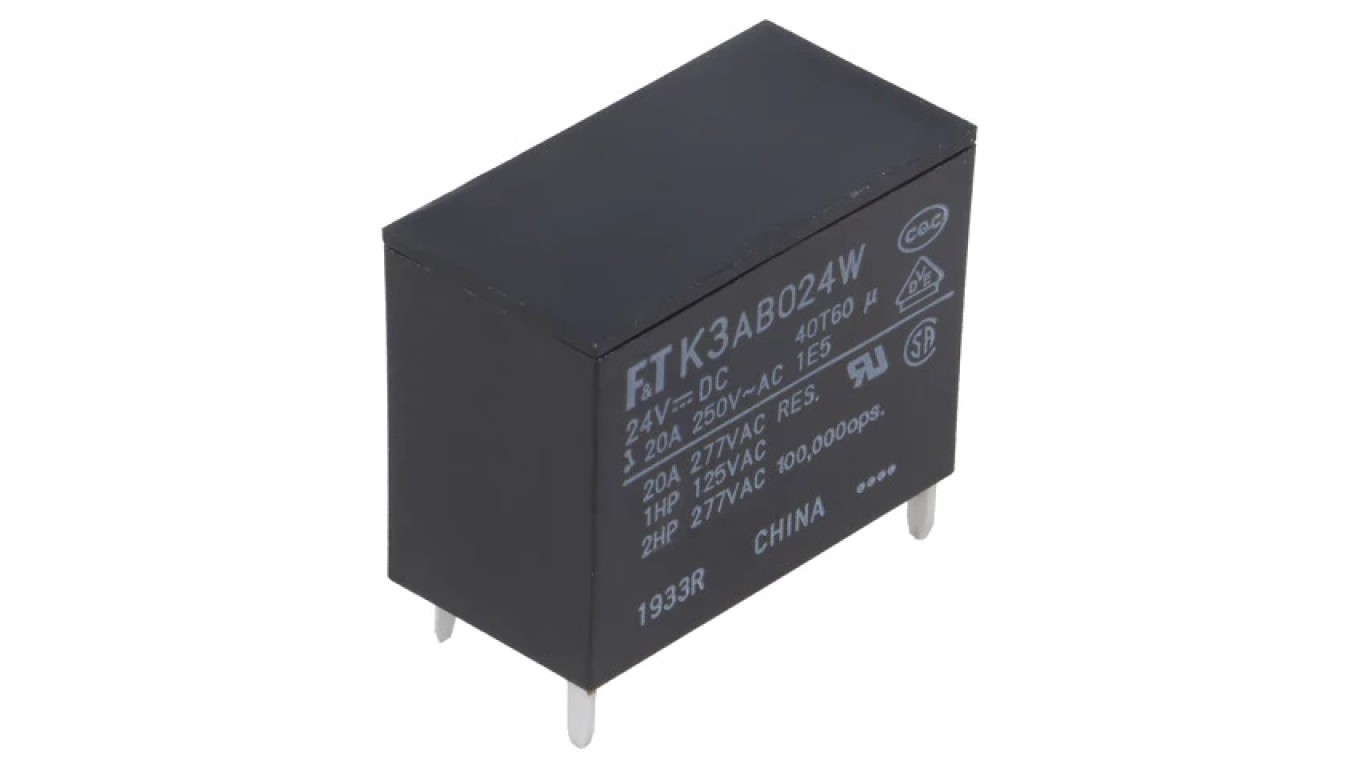 Solenoid Relay SPST-NO Coils: 24VDC FTR-K3AB024W