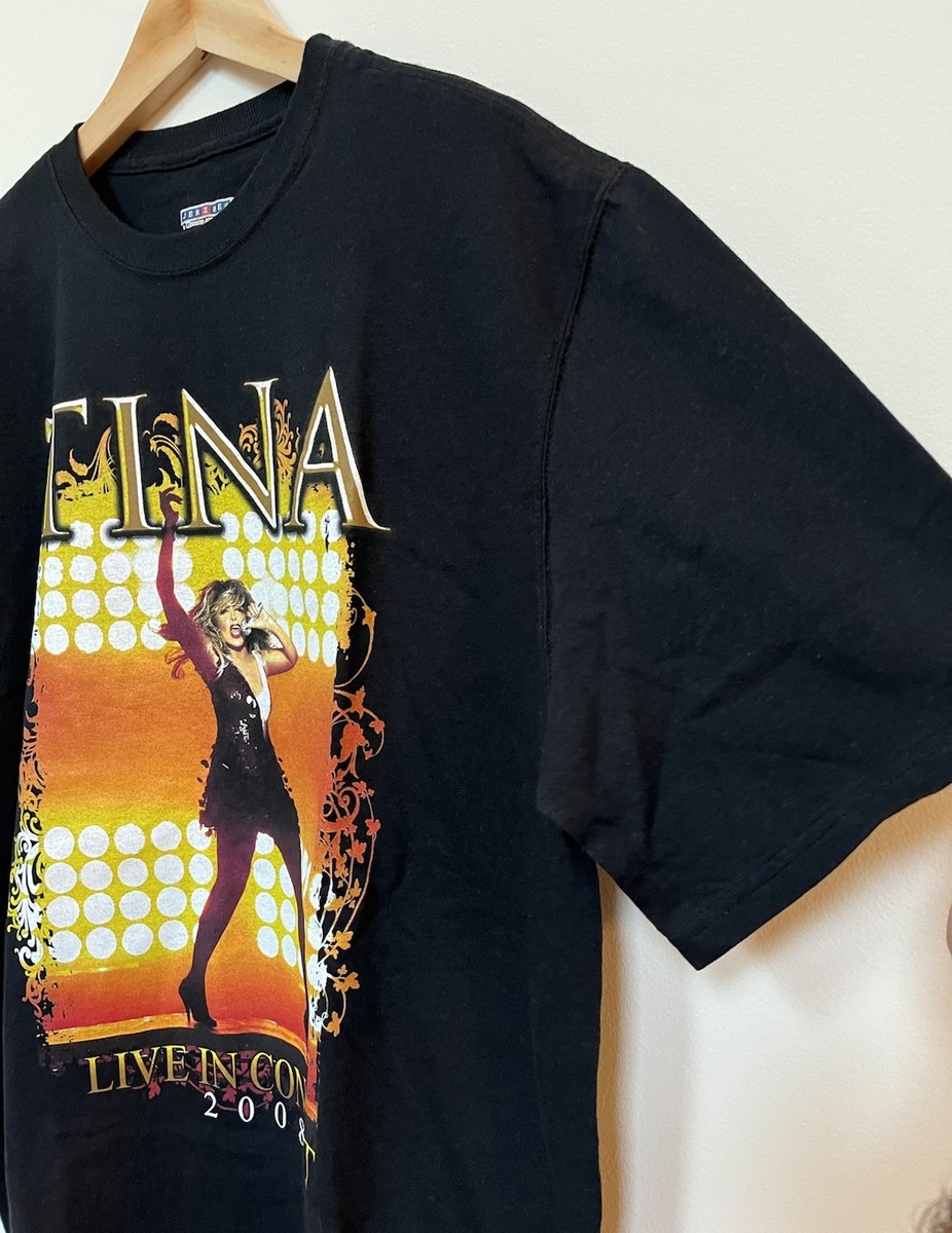 Tina Turner Shirt Large 2008 Simply the Best Live In Concert Tour