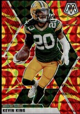 KEVIN KING 2020 PANINI MOSAIC PRIZM REACTIVE GOLD PACKERS HY2