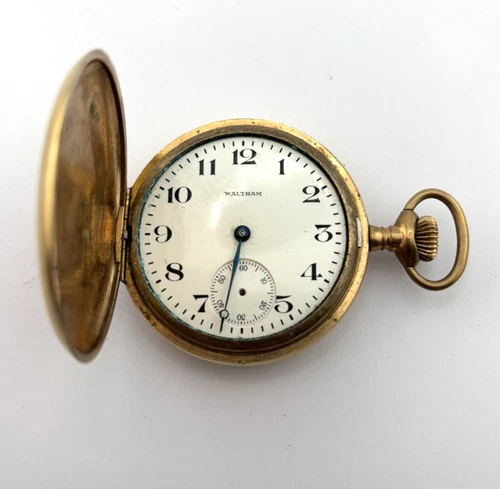 Waltham Antique Mechanical Pocket Watch  Gr.610  7J  16s  24187843 NON-WORKING