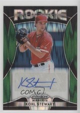 2019 Panini Prizm Rookie Forest Green Flash 5/5 Kohl Stewart #RA-KS Auto 3y4