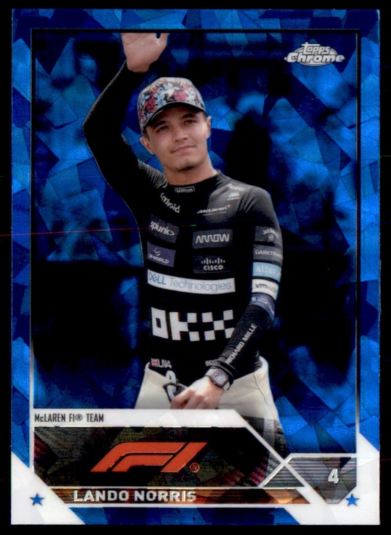 かにたま　lando Norris 2本 Lando Norris 2023 Topps Chrome F1 Sapphire Edition #27 | eBay