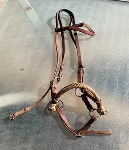 Murphy Leather Western Side Pull Bridle Bitless Training Headstall
