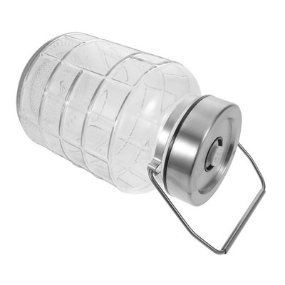 Fermentation Jar: Airtight Glass Storage Jar 2000ml Fermentation Container for