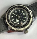 Vintage Arios Diver World Timer Cal1215 Uhr