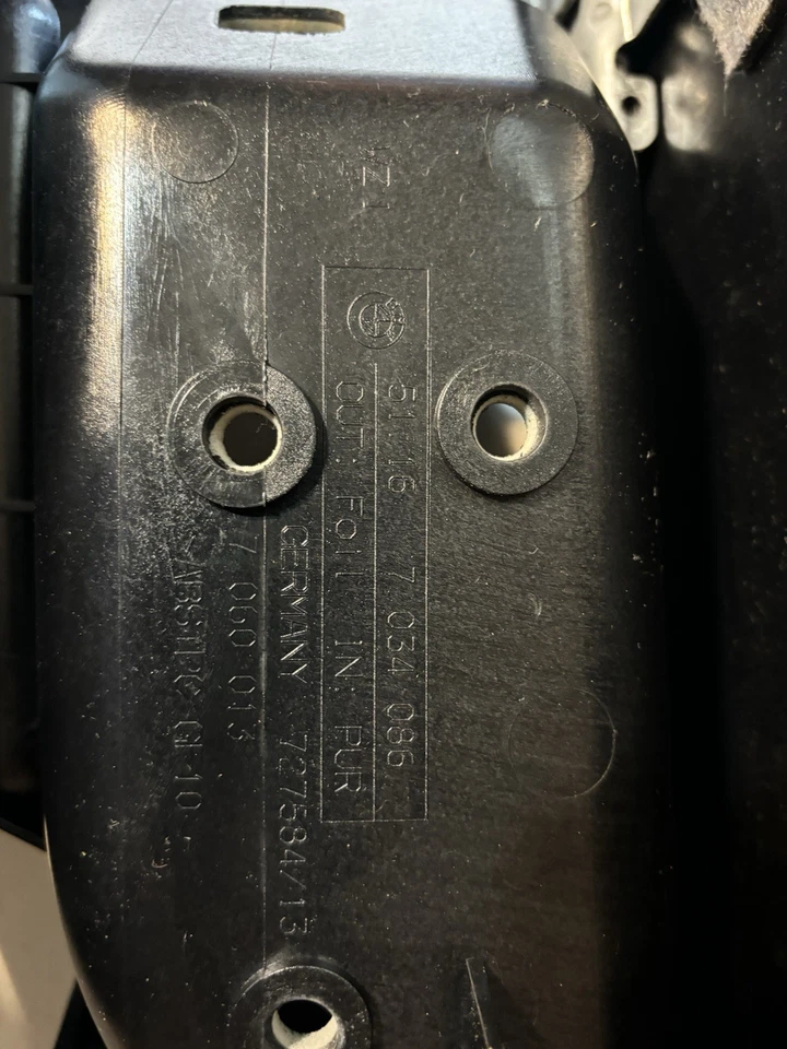 BMW 530i E60 2004-2010 consola central palanca de cambios reposabrazos panel OEM 04-10 Foto 4 de 4