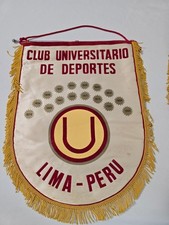 Club Universitario de Deportes Lima Peru Fabric Sport Football Pennant