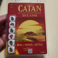 Catan Dice Game Clamshell Edition Catan Studios CN3120 Settlers Family