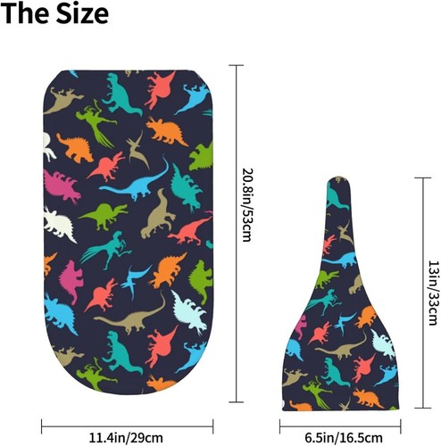 Dinosaur Baby Girl Boy Gifts Newborn Swaddle Blanket with One Size, - Picture 3 of 9
