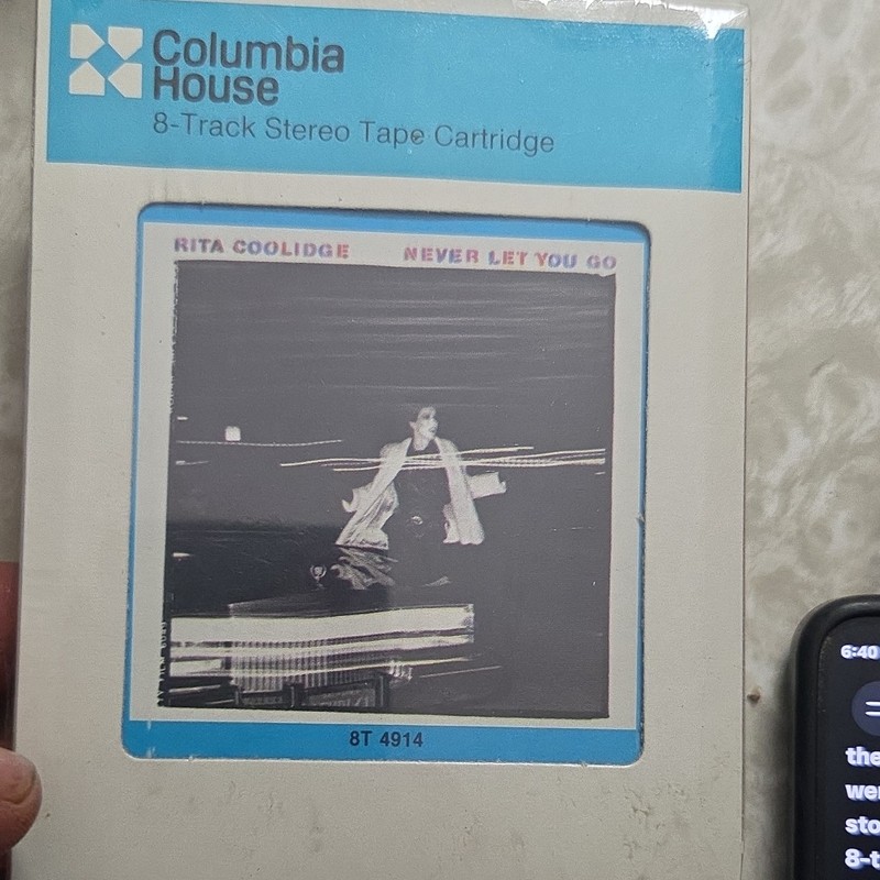 Rita Coolidge Never Let You Go 8-Track Stereo Cartridge A&M 1983 8T 4914