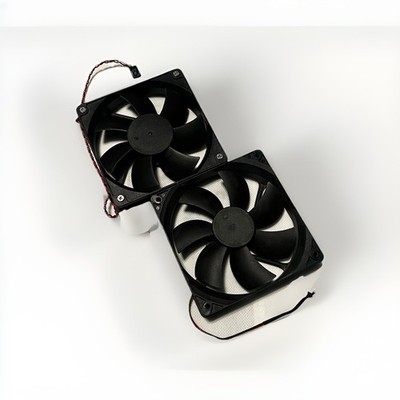 2x 120mm Computer Fans Unbranded 2-pin Connector Tested And Working