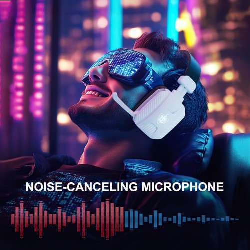 2.4GHz Wireless Gaming Headset for PS5, PS4, PC, Bluetooth 5.3 Gaming Headpho... - Picture 5 of 7
