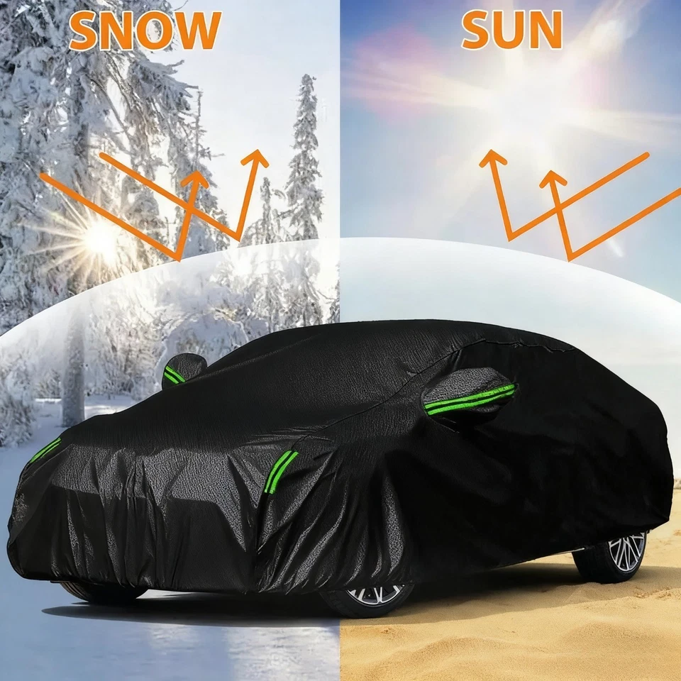 For Mitsubishi Lancer Car Cover Outdoor Waterproof Sun Dust Weather Protection - Изображение 4 из 4