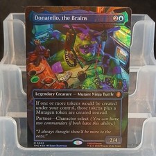 Magic: The Gathering Donatello, the Brains Blue Legendary Creature Foil 0002