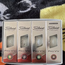 Titleist Pro V1x Tour Preferred White Golf Balls 3 Pack Long Distance
