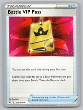 Battle VIP Pass 225/264 Uncommon World Championship Decks Pokemon NM/M