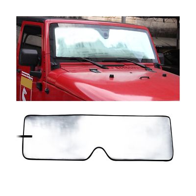 Front Windshield Sunshade Sun shade for Jeep Wrangler JK 2007-2017 New