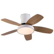42 Inch Ceiling Fans with Lights and Remote Control LED Light 6 Speed Timer