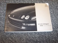 1998 Acura RS GS GSR LS Hatchback Integra Original Owners User Operator Manual