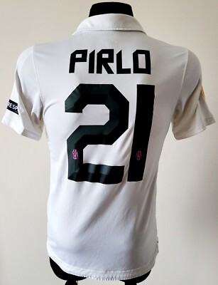 Juventus 2010 - 2011 Away football Nike shirt #21 Pirlo size Juventus 2010 - 2011 Away football Nike shirt #21 Pirlo size