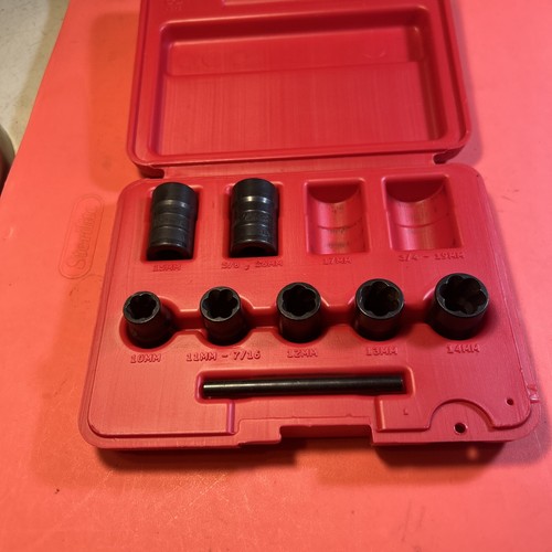 Sears Craftsman USA Bolt-Out Damaged Bolt/Nut Remover Extractor Partial Set USA