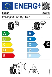 Falken Wildpeak A/T AT3WA 3PMSF DOT21 LT245/75 R16 120/116Q Ganzjahresreifen - Bild 3 von 3