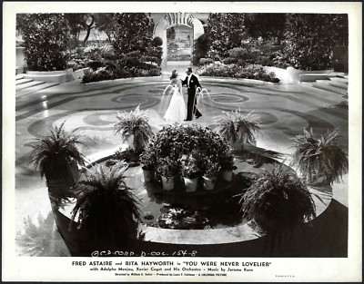 RITA HAYWORTH + FRED ASTAIRE VINTAGE ORIGINAL PHOTO STUNNING 1942 HOLLYWOOD FILM