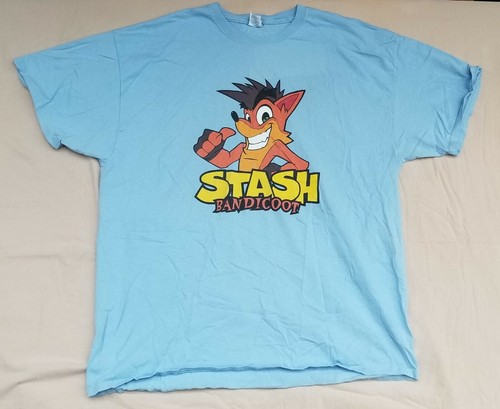Phish Stash Bandicoot Baby Blue Lot Style T Shirt 2XL XXL New Unworn - Bild 2 von 3