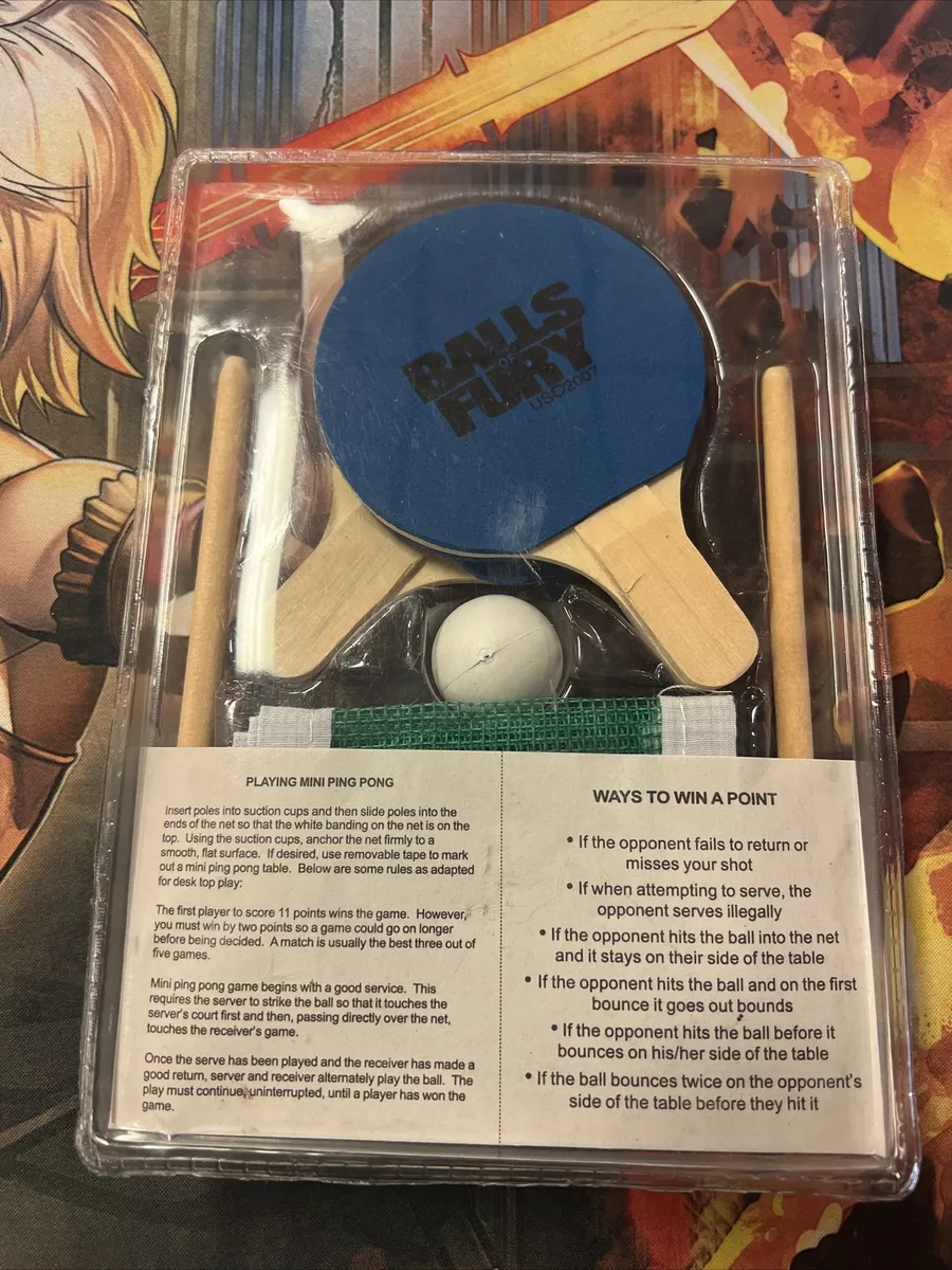 Balls of Fury Walmart Exclusive Mini Ping Pong Paddle Set Brand