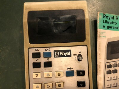 Calculatrice Mécanique Vintage ROYAL - Modèle L817, Fonctionnelle, Objet De Collection