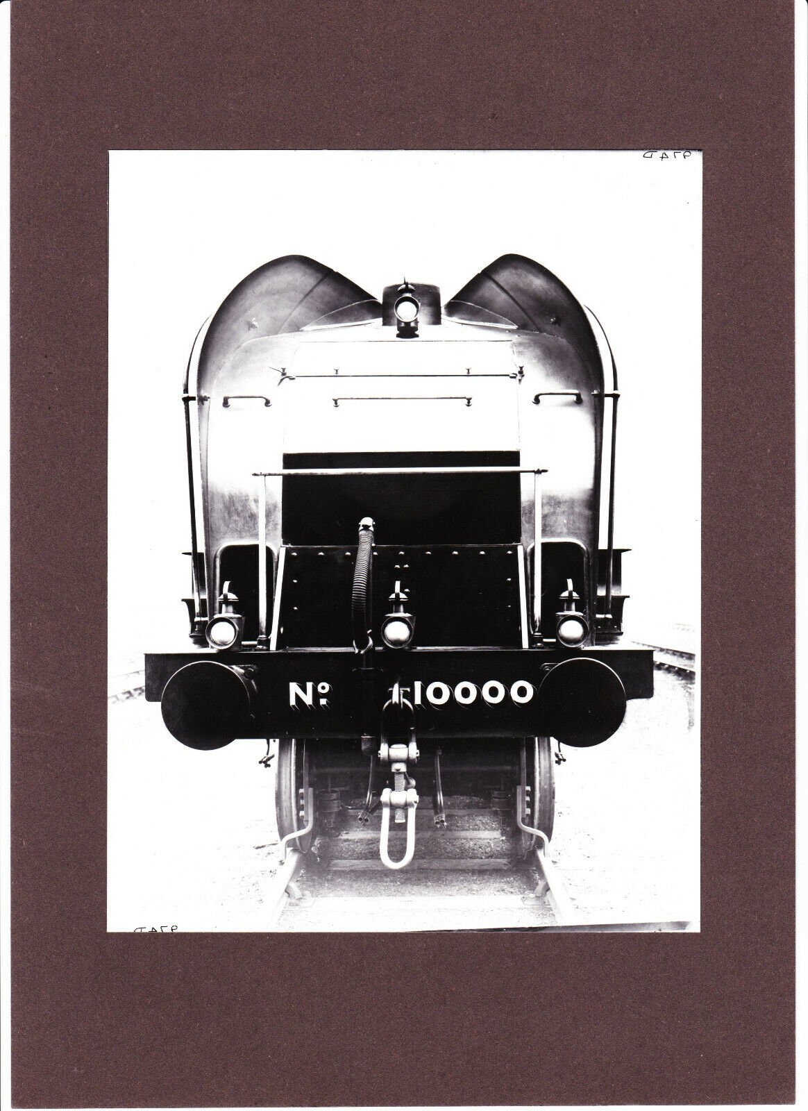 LNER Class W1 No. 10000 Hush-Hush Steam Locomotive Photograph On Card Popularne super tanie