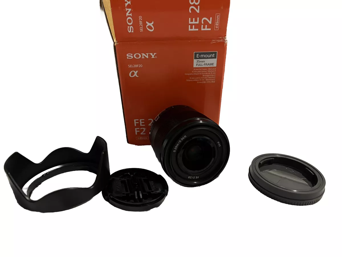 Sony FE 28mm f2 Lens E Mount SEL28F20