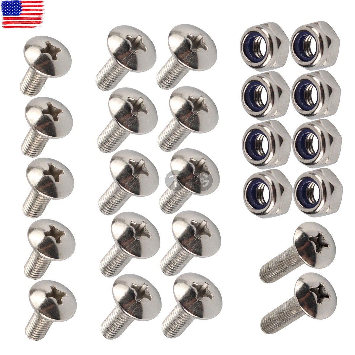 25x For Yamaha Banshee Fender Bolts Screws Nut Mount Kit Plastics