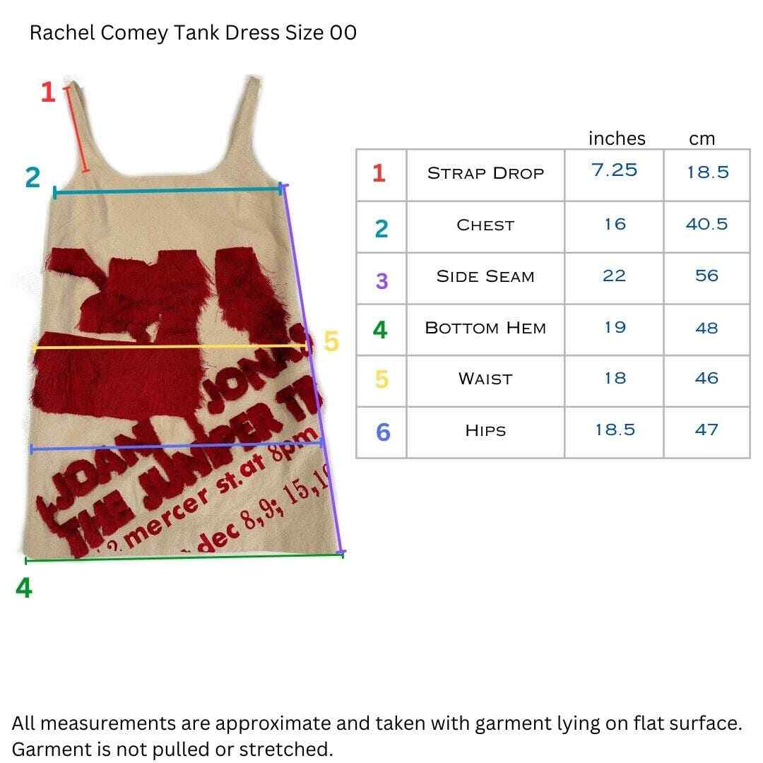 Rachel Comey Tank Mini Dress Joan Jonas Fringe Twill Red Juniper