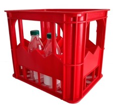 CASSETTA PORTABOTTIGLIE IMPILABILI 12 POSTI PER BOTTIGLIE DA 1 LITRO ACQUA VINO