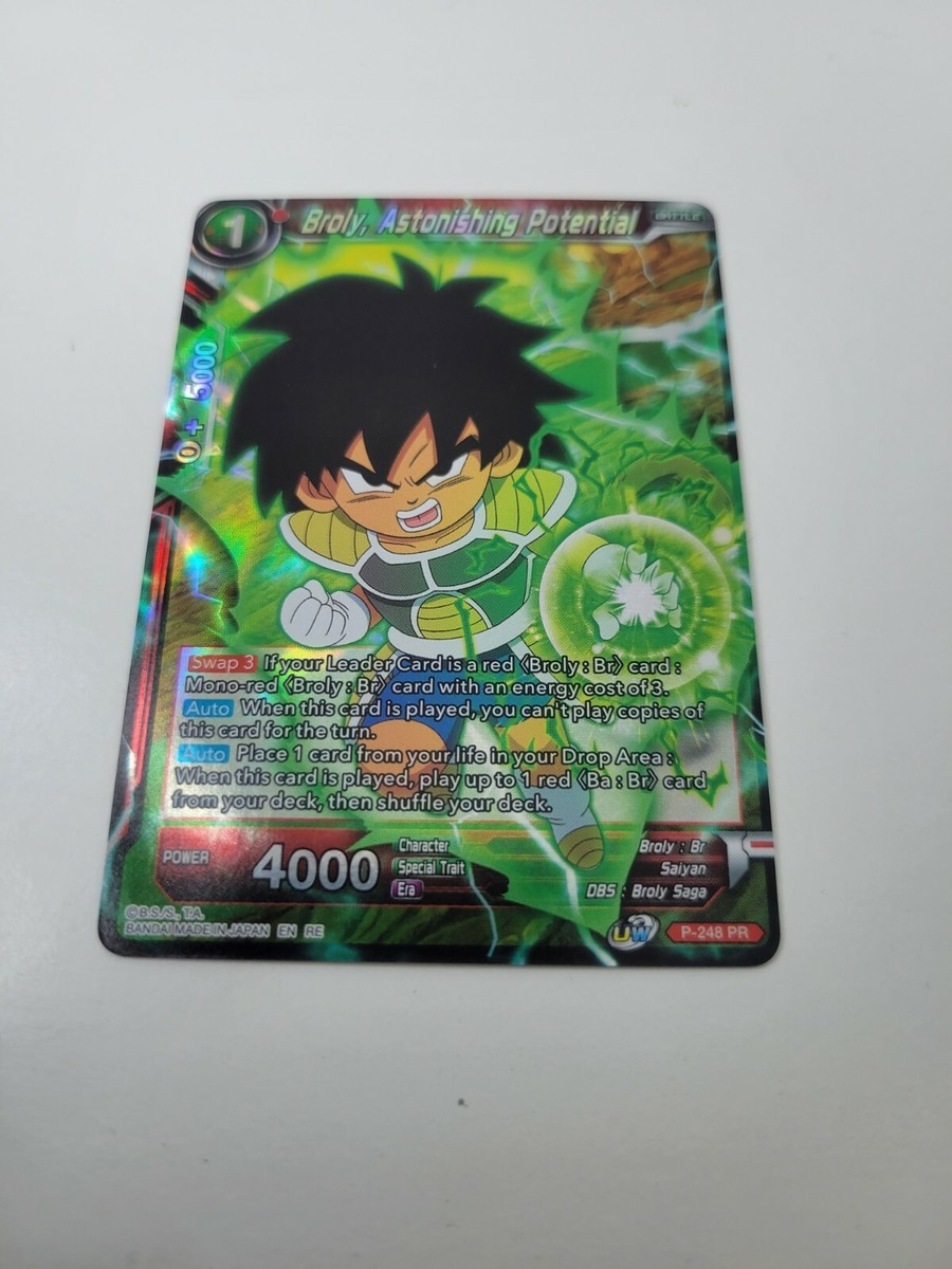 Dragon Ball Super Card Game Broly, Astonishing Potential P-248 PR