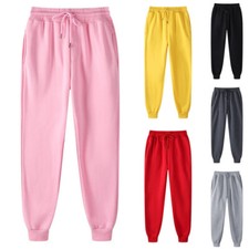 Mens Jogging Fleece Joggers Tracksuit Bottoms Trousers Gym Workout Sweat Pants