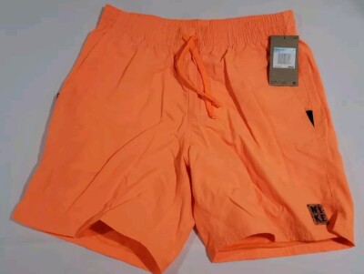 NIKE MENS ESSENTIAL LAP 7'' VOLLEY SWIM TRUNKS ATOMIC ORANGE SIZE LARGE
