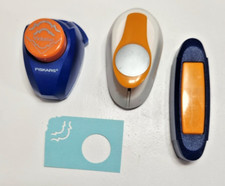 SET OF 3 FISKARS PUNCHES CORNER SHAPE REPLACEMENT BAR BORDER PUNCH