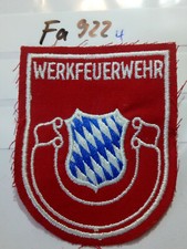 Feuerwehr Abzeichen Bayern Werk Feuerwehr rot (Fa922)