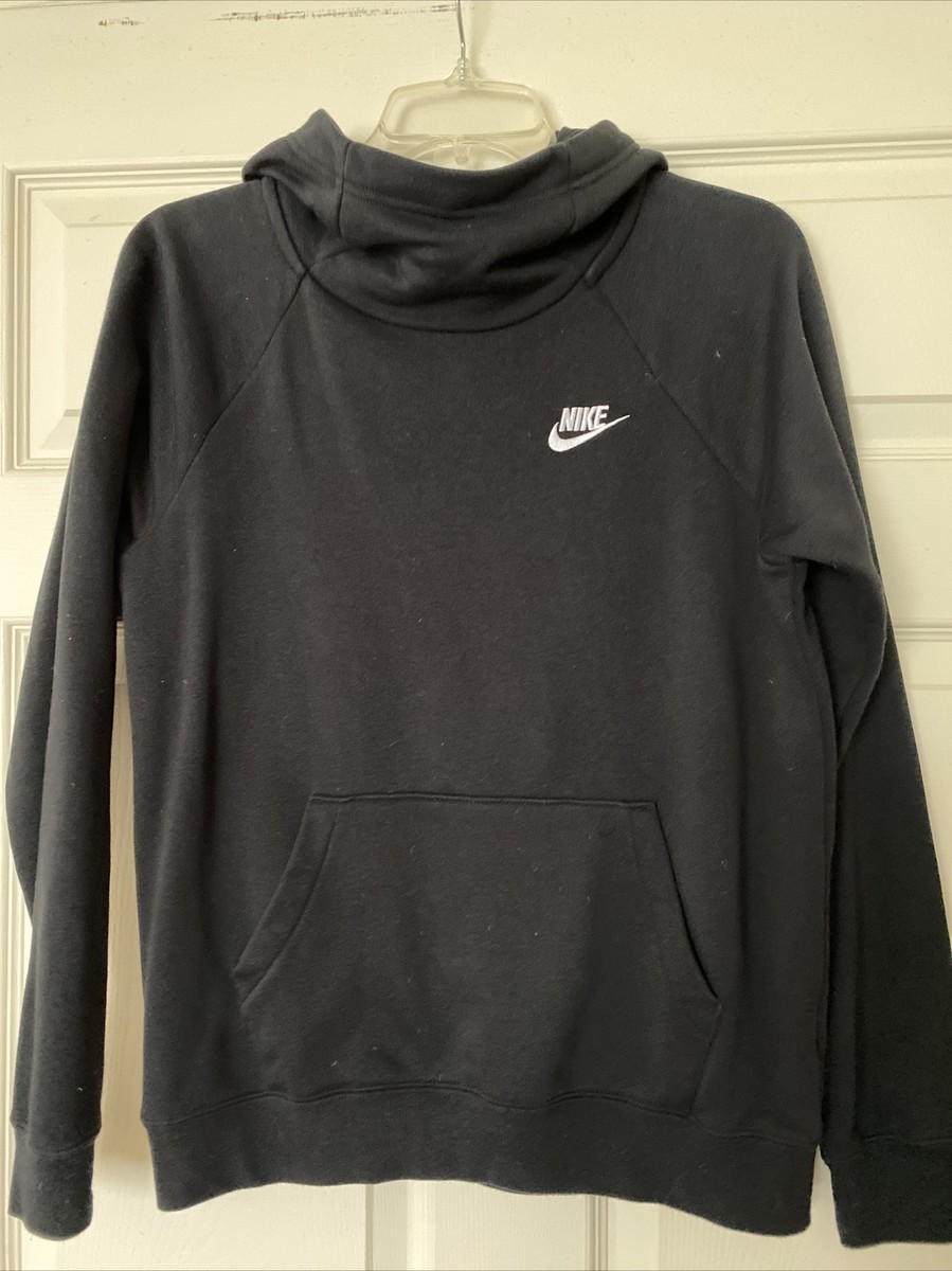 nike essential fleece funnel neck hoodie