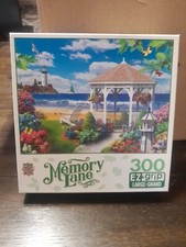 MASTER PIECES Memory Lane Oceanside View 300 Large Piece EZ Grip Jigsaw Puzzle