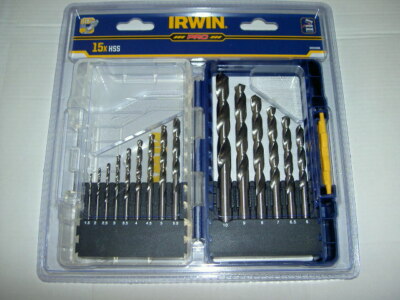 Irwin IW3031501 HSS Pro Bohrer-Set, 15-teiliges Bohrer-Set kostenloser UK-Versand neu