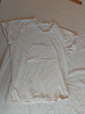 Damen T-Shirt Primark Größe 6-8 Kurzarm Weiß 26945