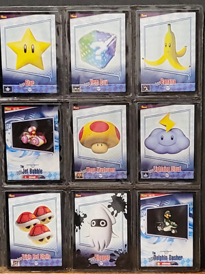 MARIO KART Nintendo Wii BASE / BASIC Trading Cards BY ENTERPLAY 2009 Lot of 27
