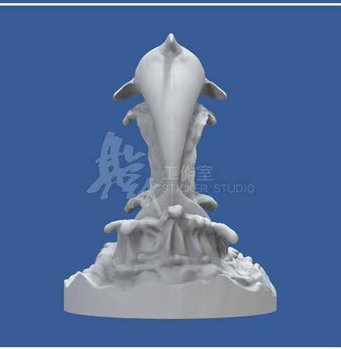 Delfín Impresión 3D Modelo Animal Sin Pintar GK Kit en Blanco Nuevo Juguete Caliente En Stock - Imagen 5 de 8
