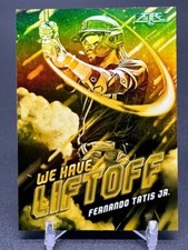 FERNANDO TATIS JR 2021 Topps Fire We Have Liftoff GOLD MINTED # 15