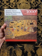 Museum Collection 1000 Piece Jigsaw Puzzle - The Kiss by Gustav Klimt READ